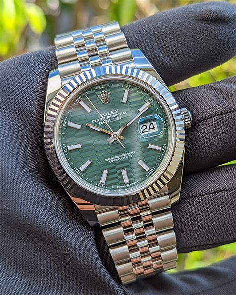 ladies rolex green dial|Rolex date just green dial.